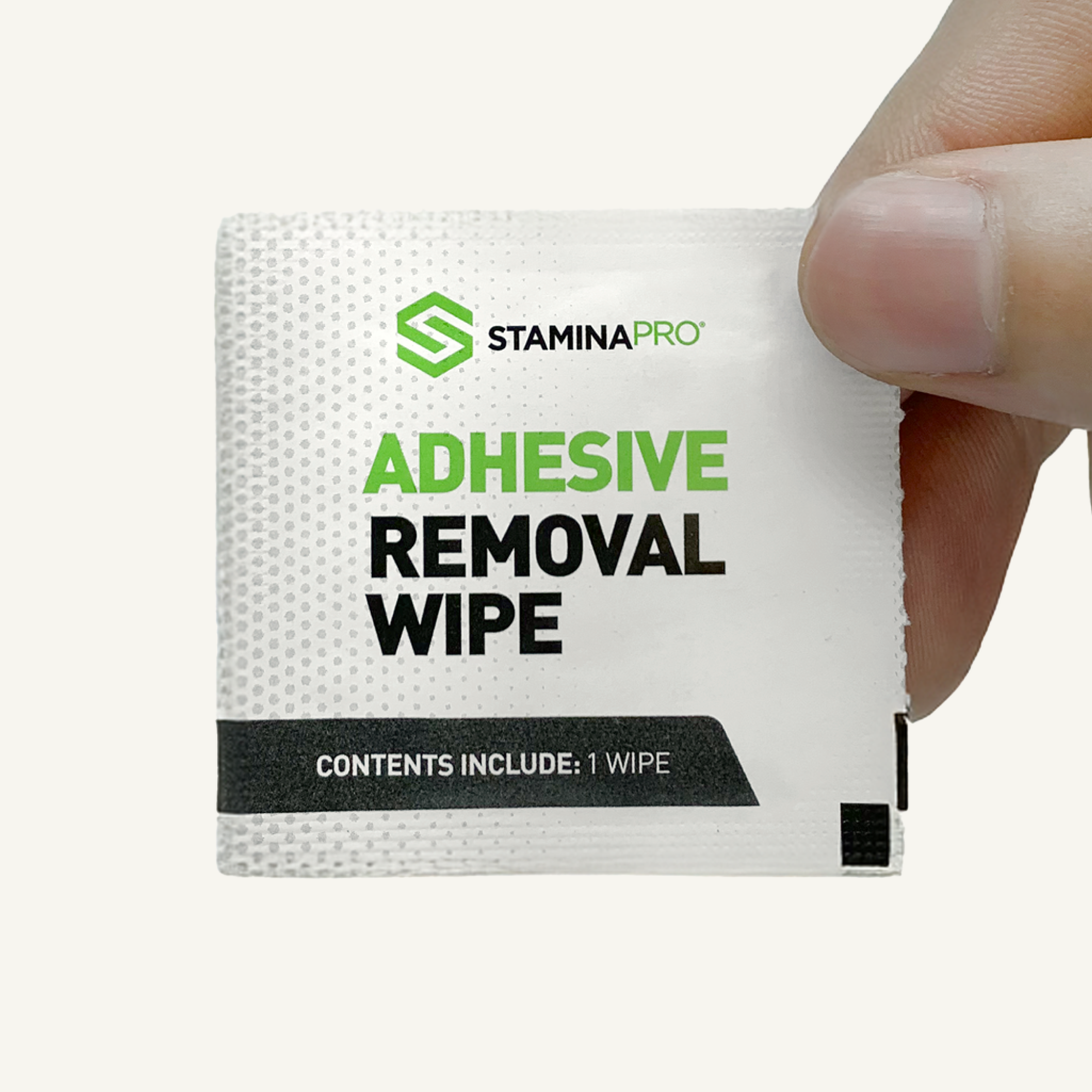 Staminapro Removal adhesive wipes image 3