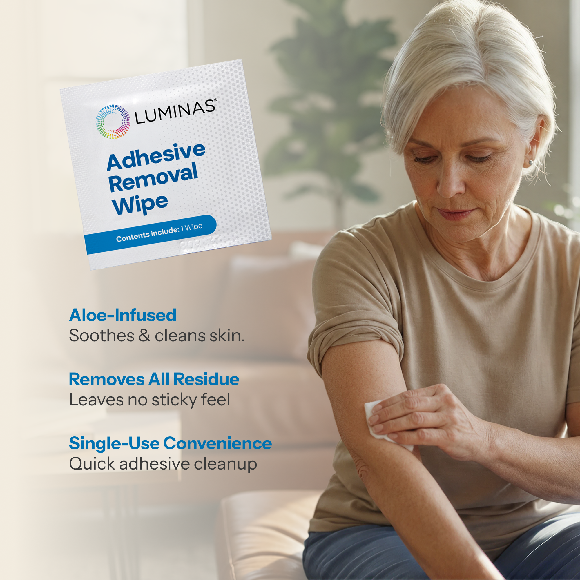 Adhesive Removal Wipes