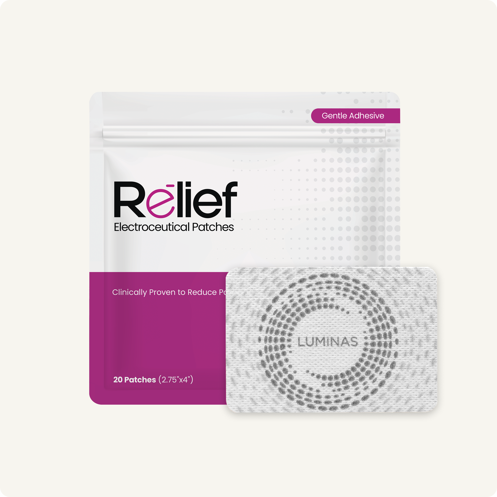 LUMINAS Pain Relief Patches (Large 20-Pack)