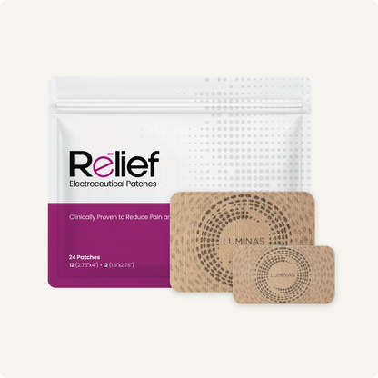 Relief Tan - 24 Hour Natural Pain Relief Patches (Water-resistant)