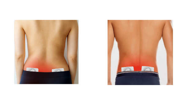 LUMINAS Sciatica Pain Patch placement